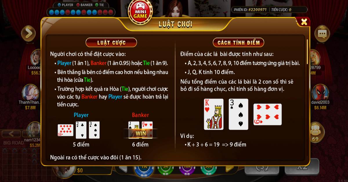 Luật Chơi Baccarat Go88 Dễ Hiểu