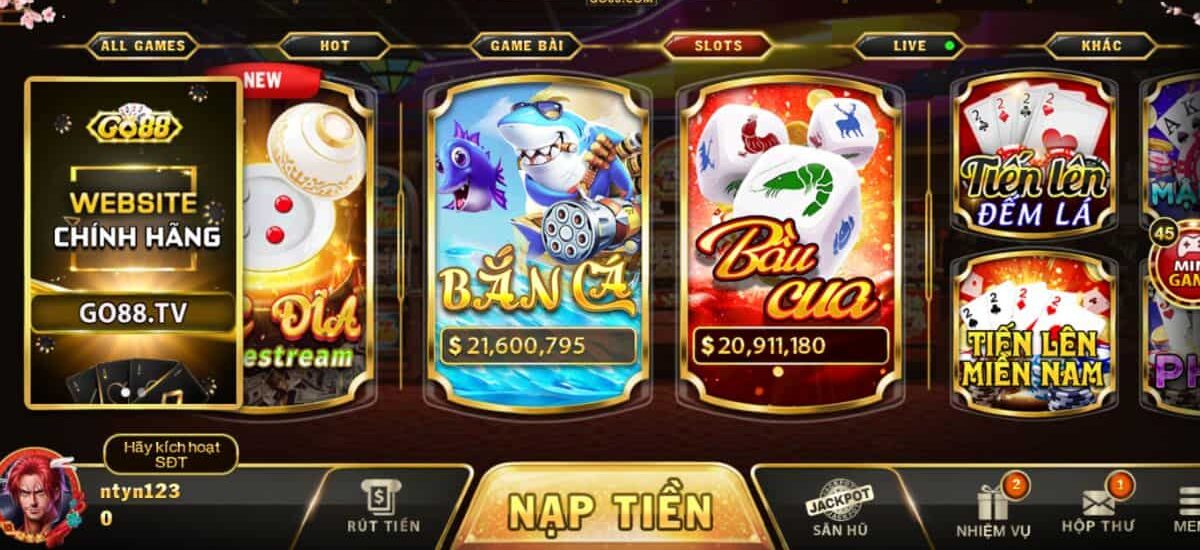 Tổng quan về thế giới game bầu cua online tại Go88